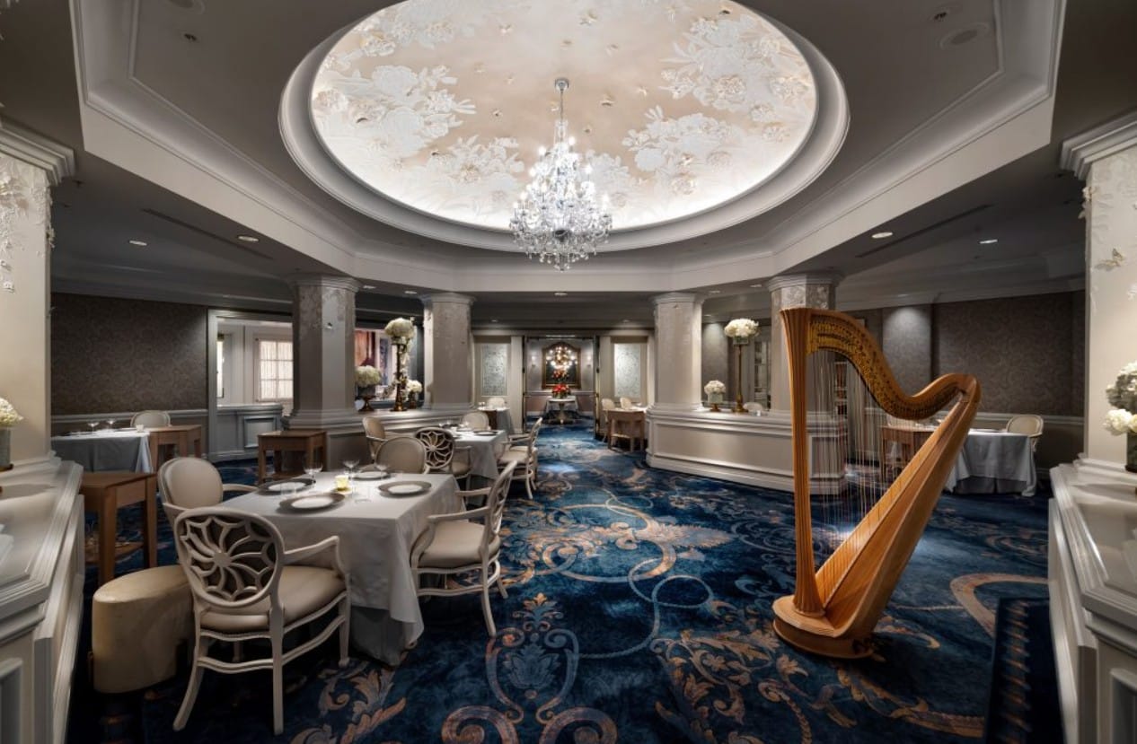 The dining room at Victoria & Albert's, Grand Floridian Resort & Spa