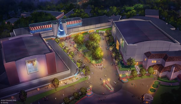 Artist's impression of the new area(courtesy of Disney)