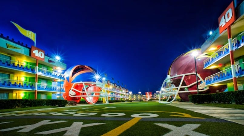 All-Star Sports has some of the best value rooms in all of Disney World
