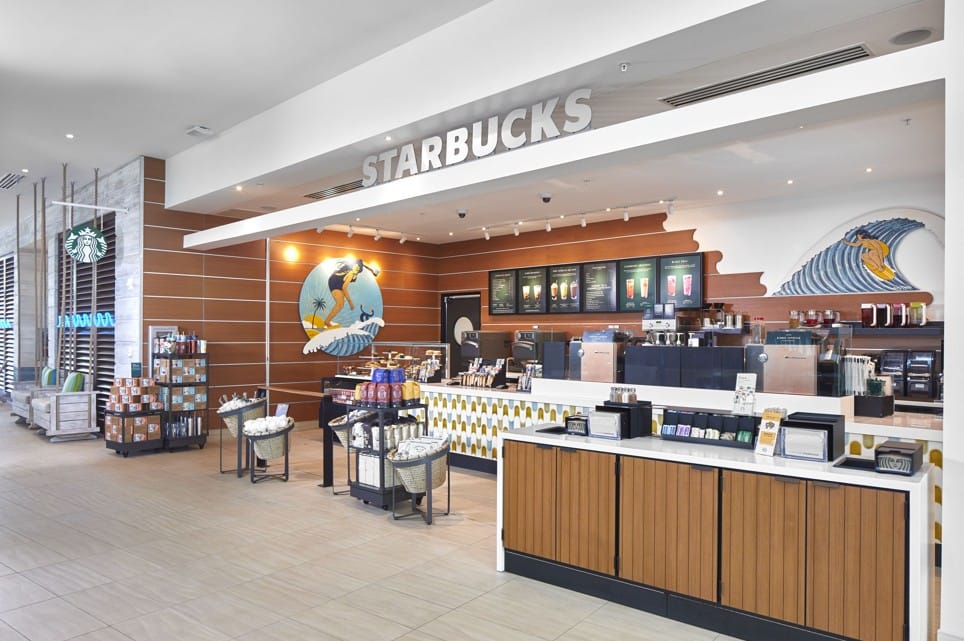 Starbucks at Endless Summer Surfside resort