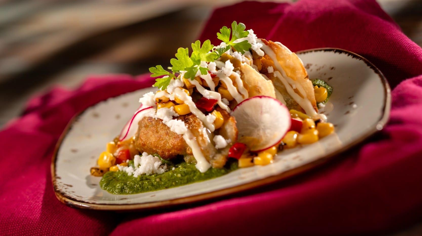 Street Corn Dumplings at EPCOT Food & Wine