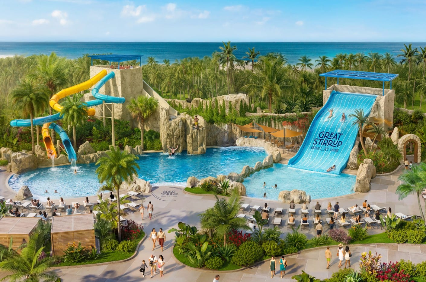 Impression of Great Stirrup Cay's new water park