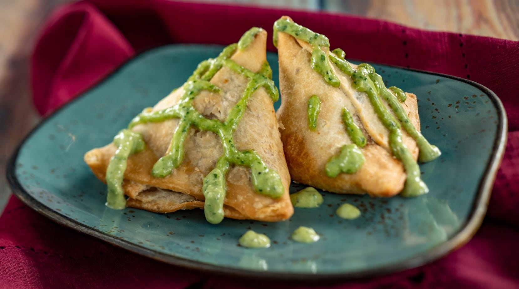Potato and Pea Samosa at EPCOT Food & Wine 2025