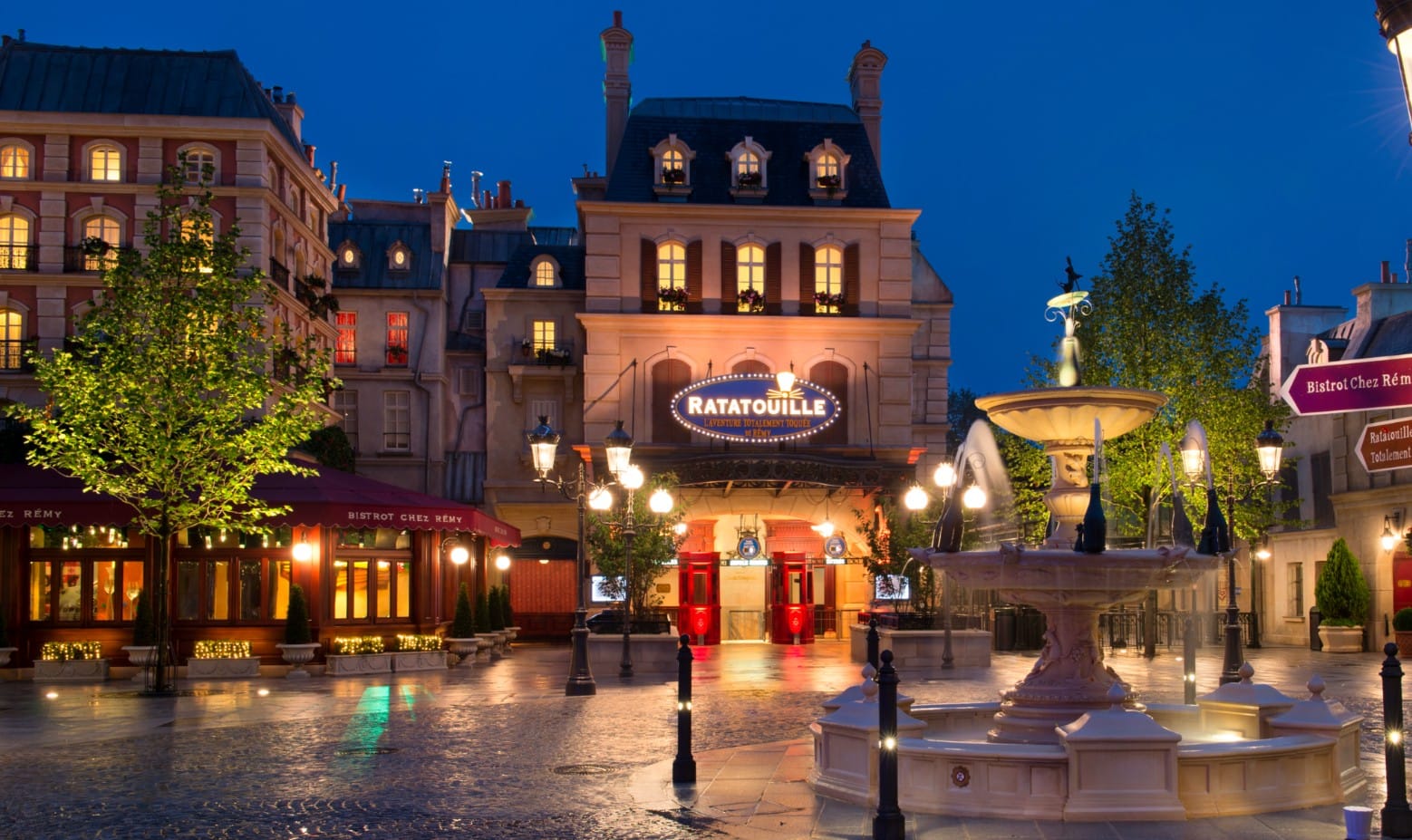 The entrance to Ratatouille ride at Disneyland Paris - Walt Disney Studios park