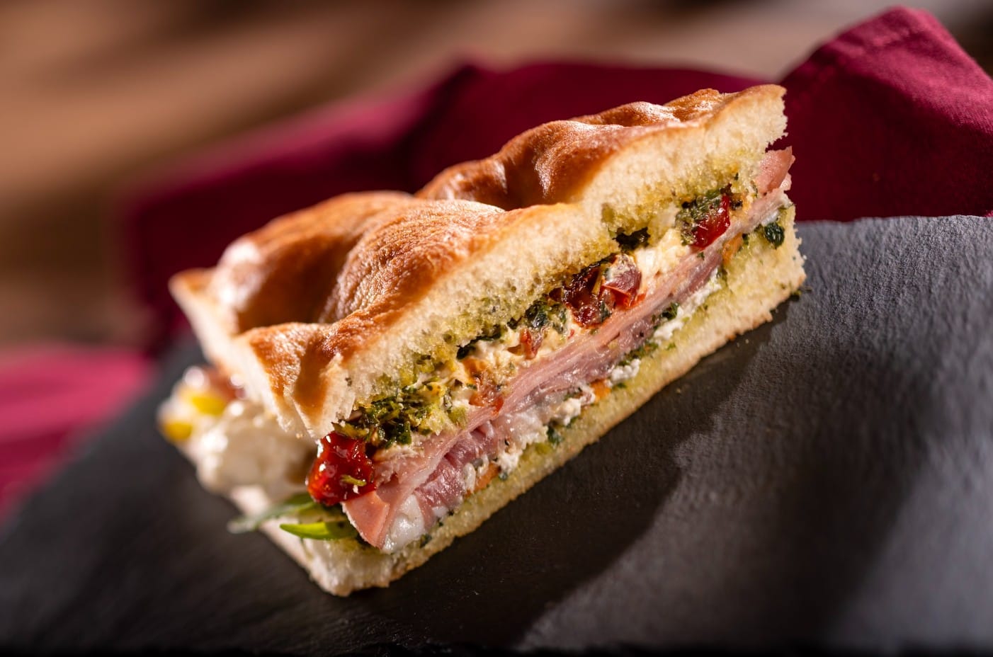 Schiacciata sandwich at EPCOT Food & Wine 2025