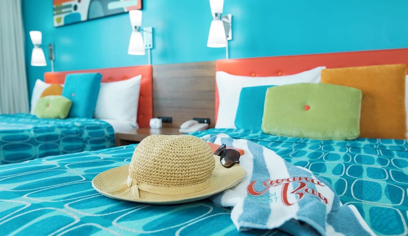 Cabana Bay has some of the biggest bedrooms of any 'value' resort