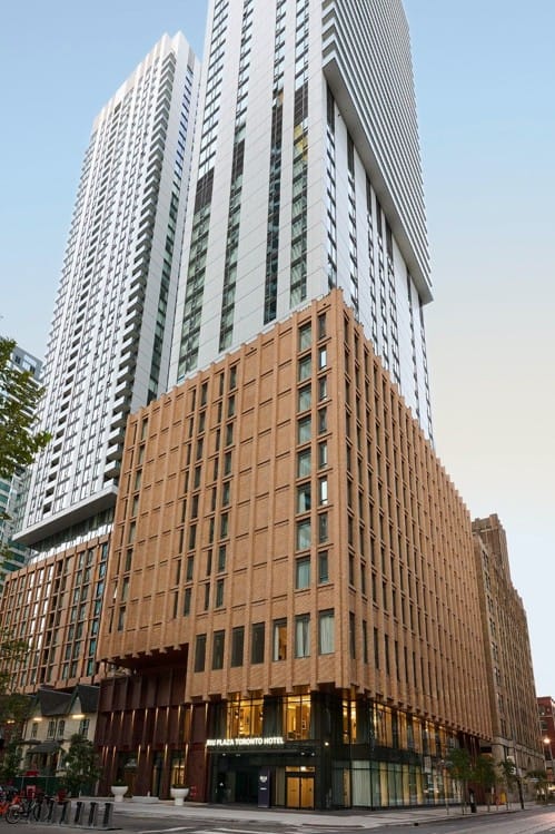 The RIU Plaza Toronto is part of the new 30 Widmer Street tower
