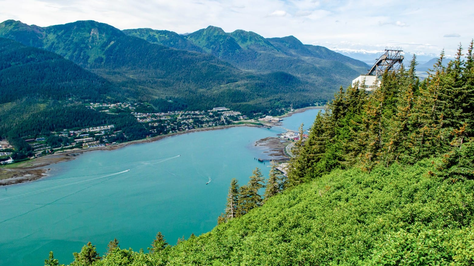 Juneau, Alaska and the Gastineau channel