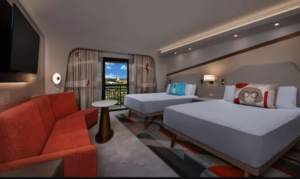 Disney Contemporary Resort - Theme park view room (image source: disneyworld.com)