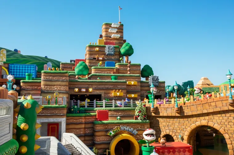 Yoshi's Adventure ride at Epic Universe's Super Nintendo World