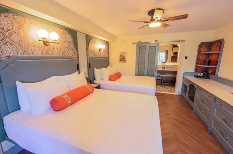 Bedroom at Disney World's Port Orleans French Quarter