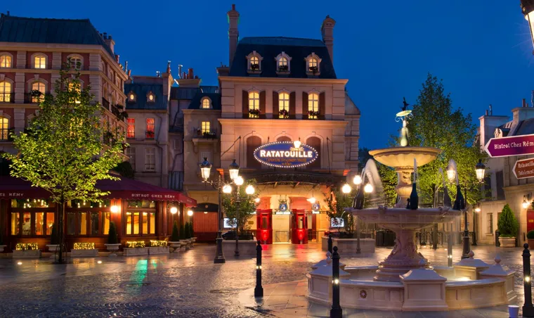 The entrance to Ratatouille ride at Disneyland Paris - Walt Disney Studios park