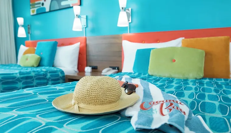 Cabana Bay has some of the biggest bedrooms of any 'value' resort