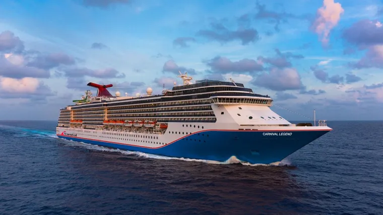 Carnival Legend, which in 2027 moves to Long Beach