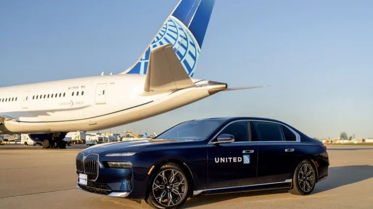 United Airlines and BMV are expanding luxury transfers at its 'hub' airports